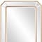 Homeroots Recatngle Gold Leaf Mirror with Angled Corners Frame 383725 - alternate 3